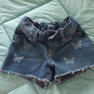 Girls Cut Off Jean Shorts